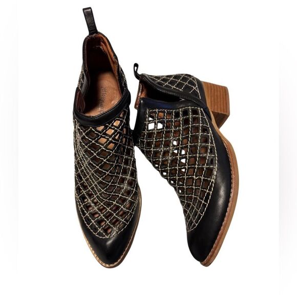 Anthropologie Jeffery Cambell Size 7.5 Taggart Booties black - EUC - Picture 3 of 11